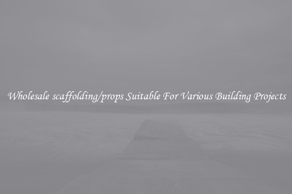 Wholesale scaffolding/props Suitable For Various Building Projects