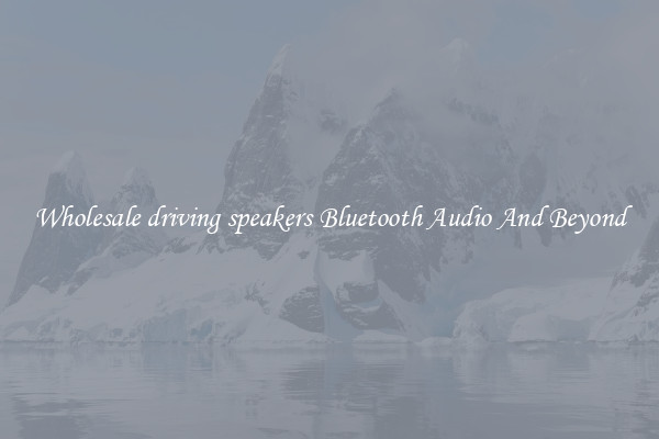 Wholesale driving speakers Bluetooth Audio And Beyond