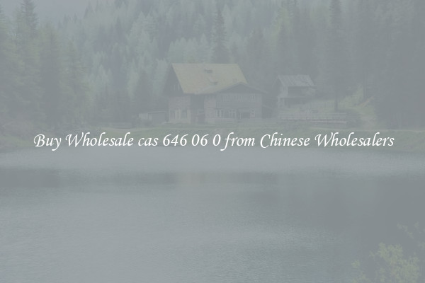 Buy Wholesale cas 646 06 0 from Chinese Wholesalers