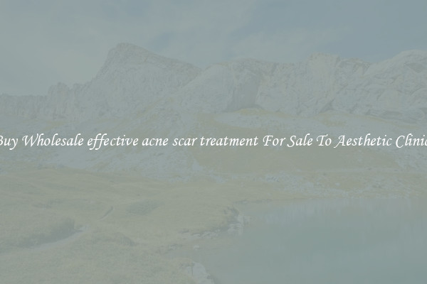 Buy Wholesale effective acne scar treatment For Sale To Aesthetic Clinics
