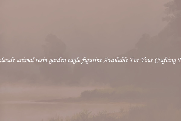 Wholesale animal resin garden eagle figurine Available For Your Crafting Needs