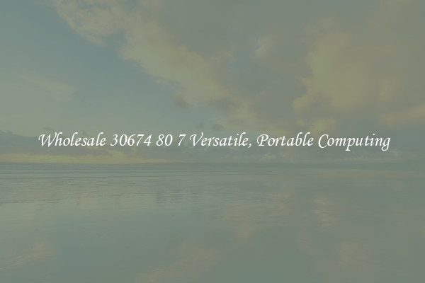 Wholesale 30674 80 7 Versatile, Portable Computing