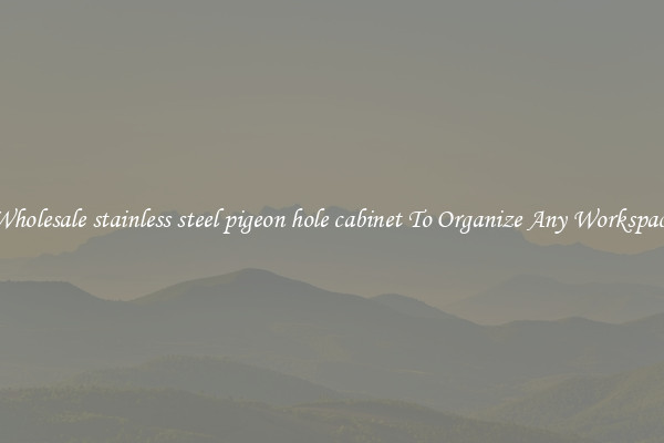 Wholesale stainless steel pigeon hole cabinet To Organize Any Workspace