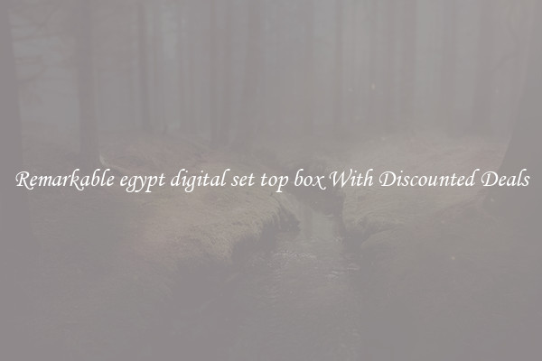 Remarkable egypt digital set top box With Discounted Deals